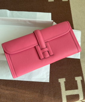 에르메스 지제 엘란29 로즈 아잘리 스위프트 가죽